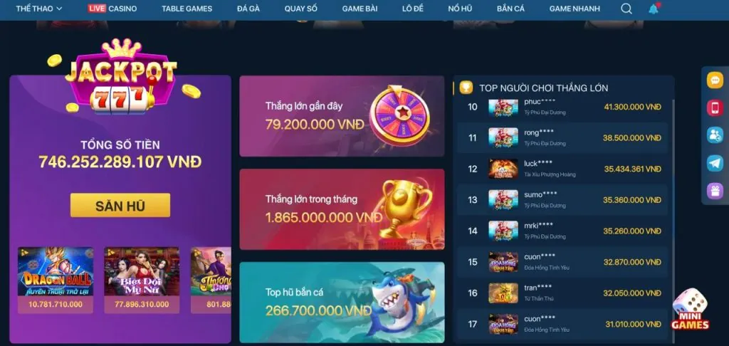 Slot Jackpot lũy tiến t4wbet chính thức